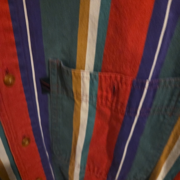 Alexander Julian Multicolor Striped Casual Shirt - Picture 2 of 4